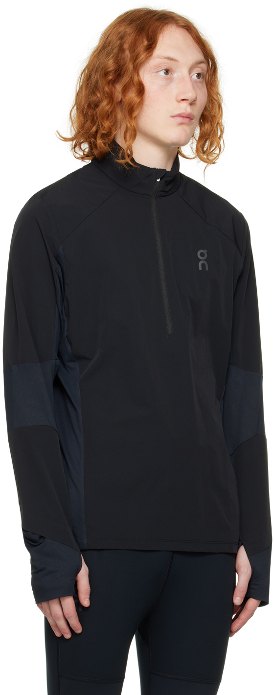 On Black HalfZip Track Jacket On