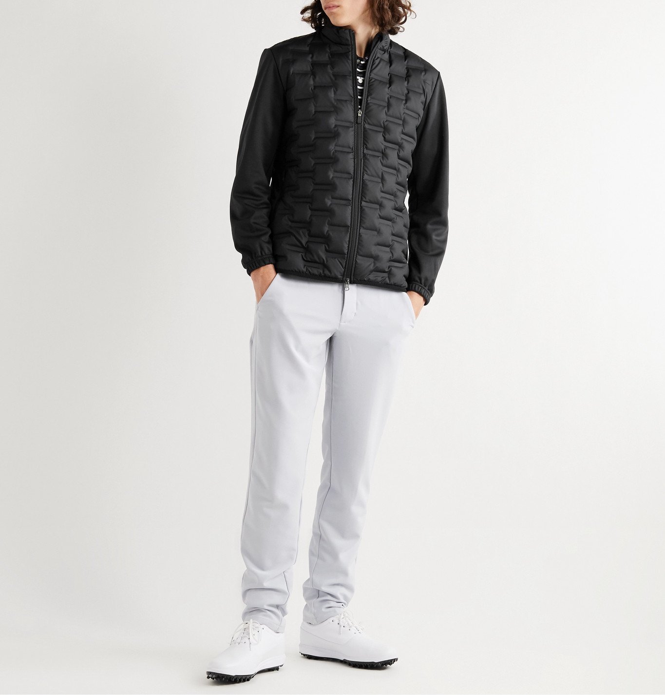 Nike Golf - AeroLoft Repel Jersey-Trimmed Quilted Shell Golf - Nike