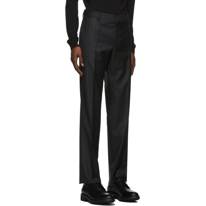 Hugo Black Pinstripe Fargo91 Suit Hugo Boss