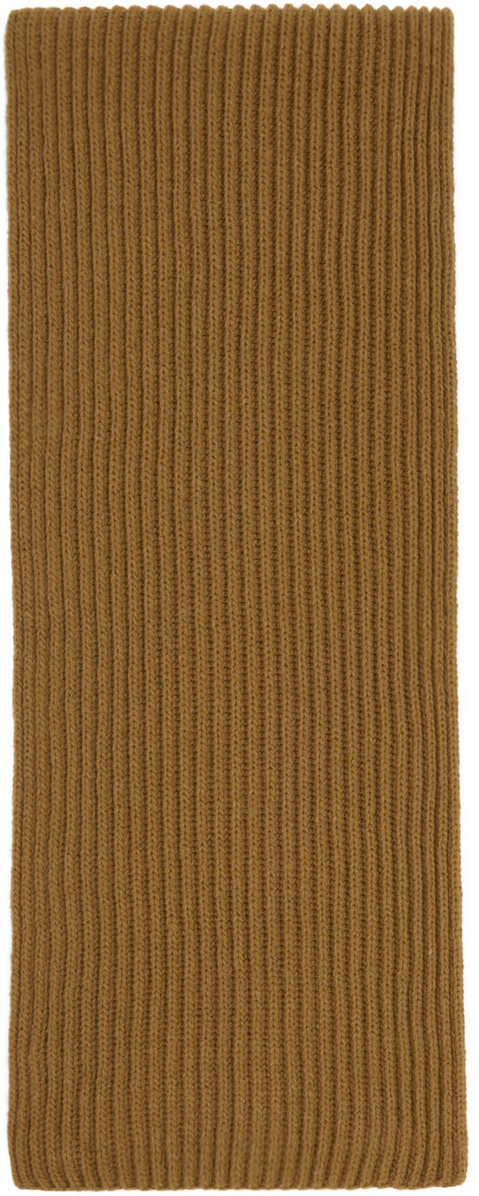 The Wool Padded Scarf in Tan main image 0