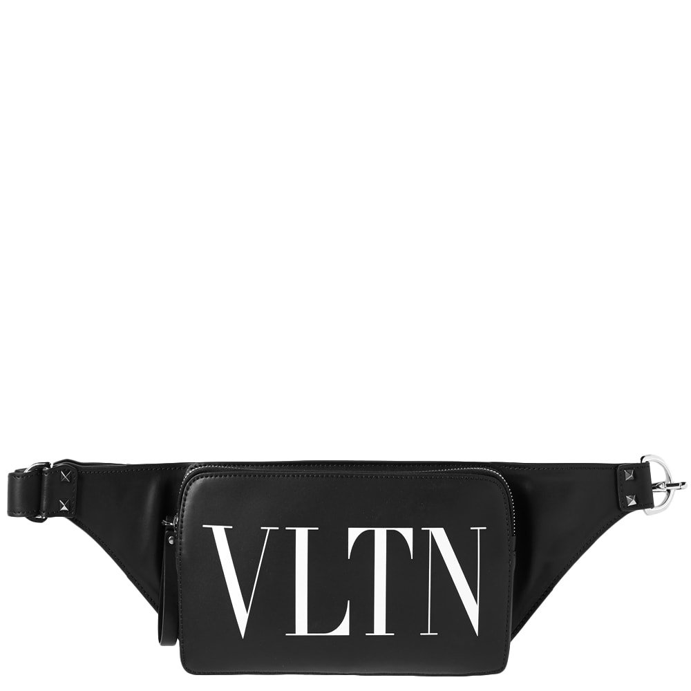 Valentino VLTN Leather Waist Bag Black Valentino