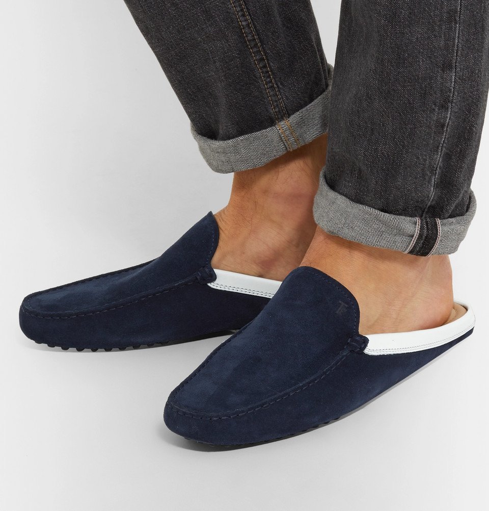 tods backless loafers