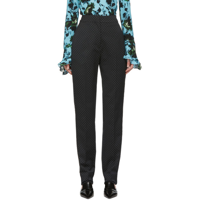 Erdem Black Dots Emanuelle Trousers Erdem