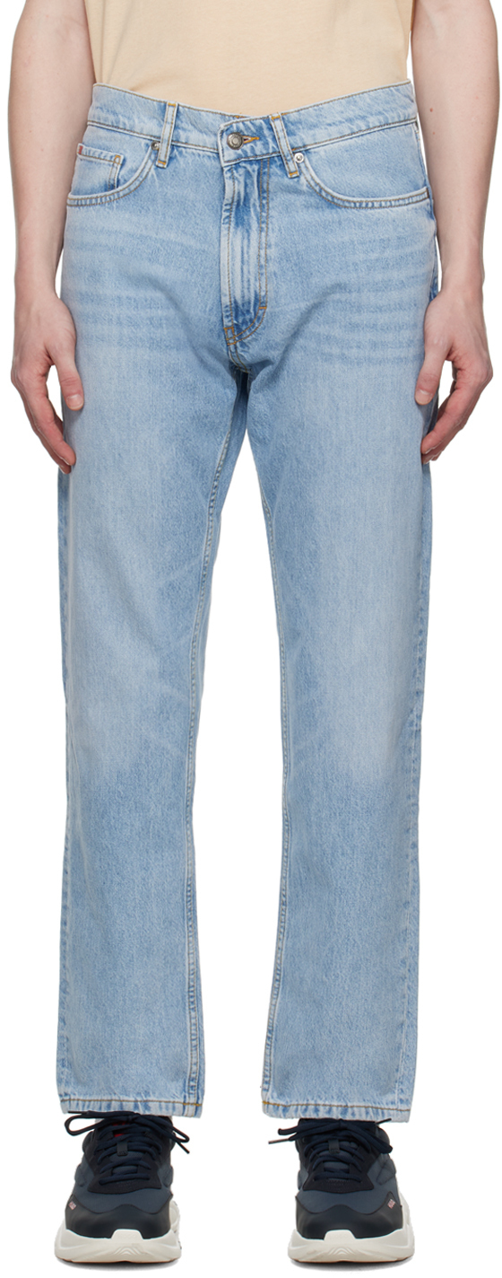 Hugo Blue Regular-Fit Jeans Hugo Boss