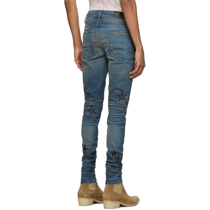 amiri jeans with stars