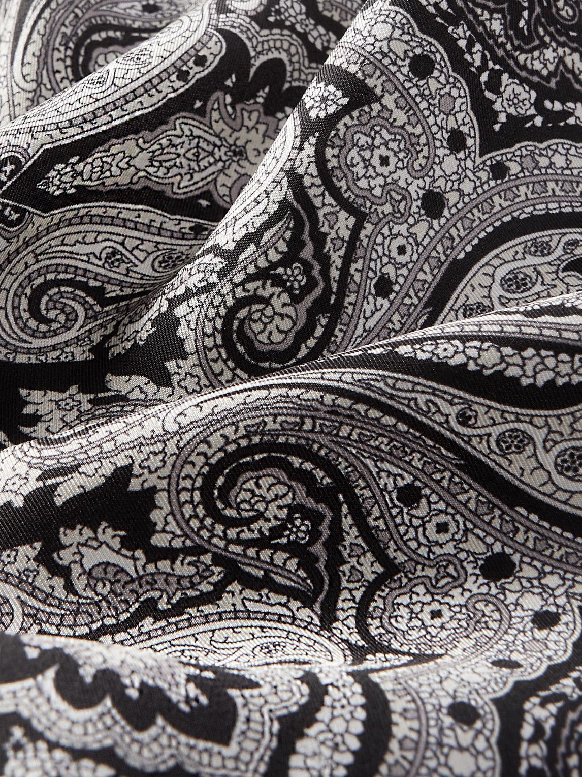 Etro PaisleyPrint SilkTwill Pocket Square Etro