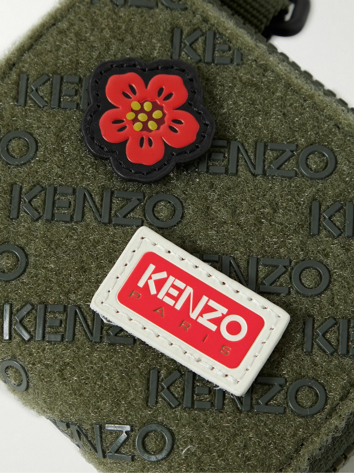 KENZO Appliquéd Twill Wallet Kenzo