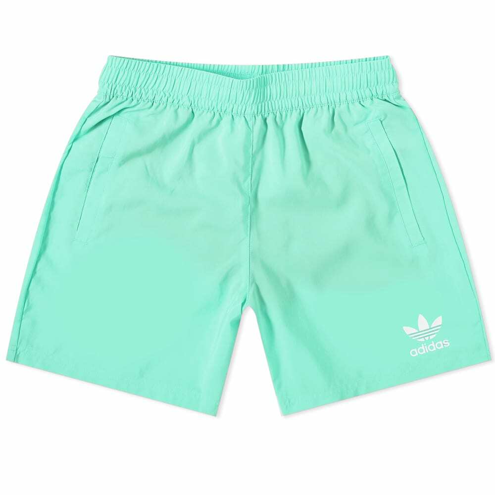 Adidas Men's Essentials Swim Shorts in HiRes Green adidas