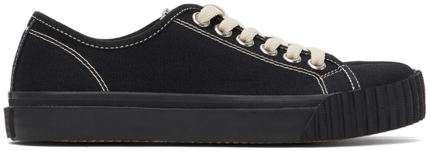 Maison Margiela Black Tabi Low-Top Sneaker Maison Margiela