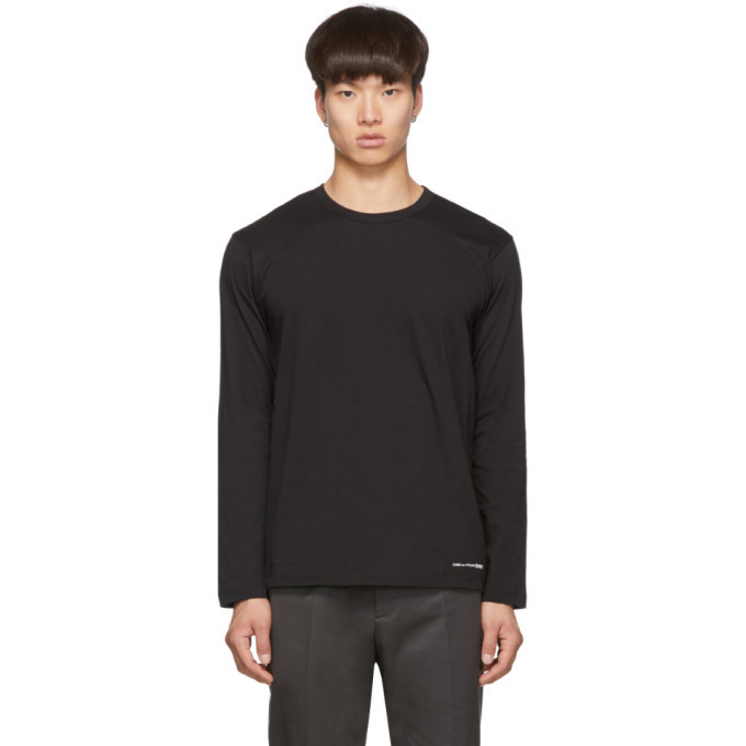 comme des garcons black long sleeve t shirt