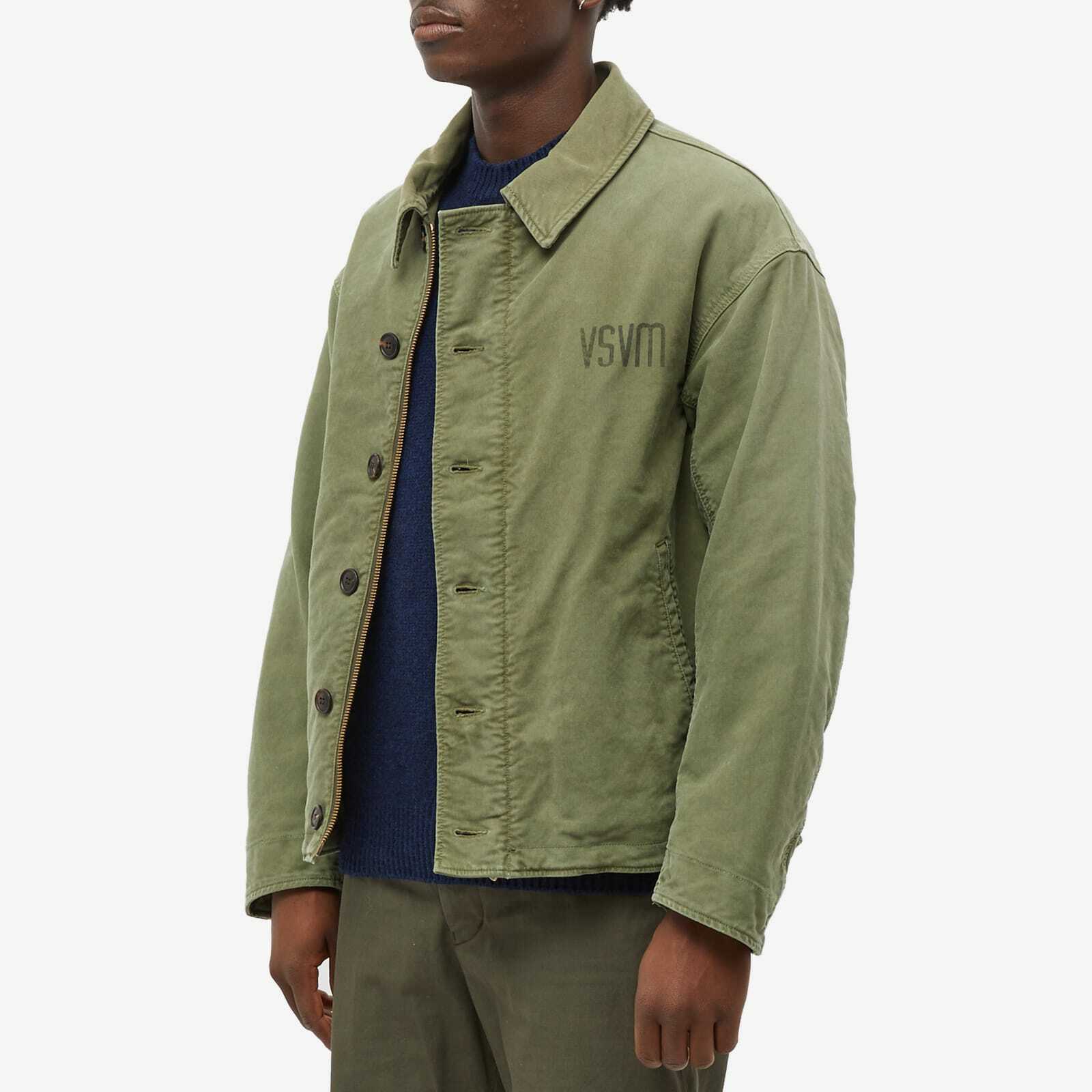 Visvim Men's Deckhand Jacket in Olive Visvim