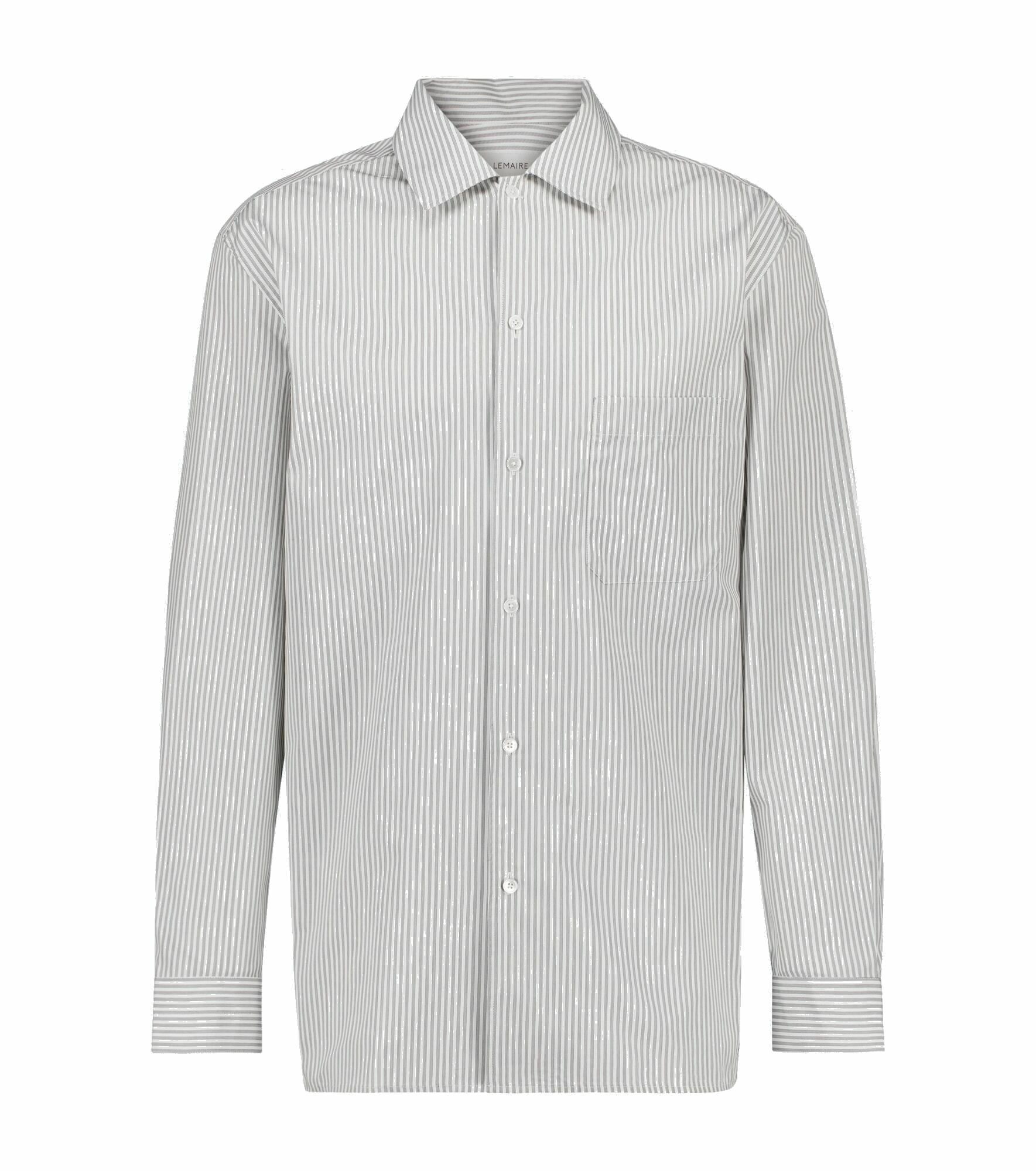 Lemaire - Striped cotton shirt Lemaire