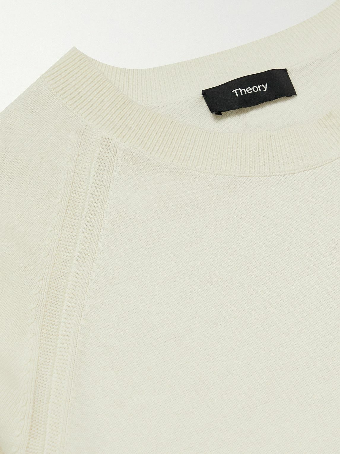 Theory - Jaipur Cotton-Blend Sweater - Neutrals Theory