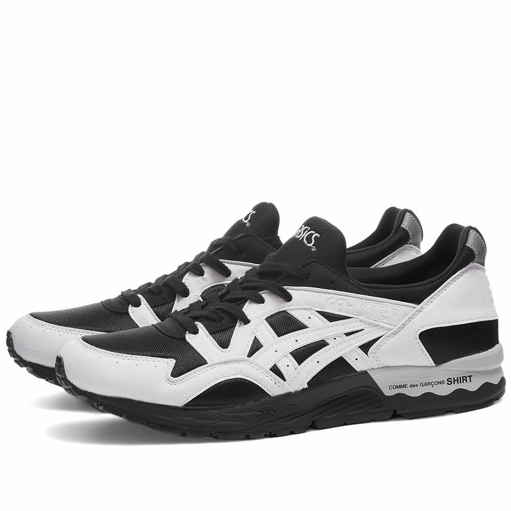 Comme des Garçons SHIRT x Asics Gel-Lyte V in Black Comme des Garcons SHIRT