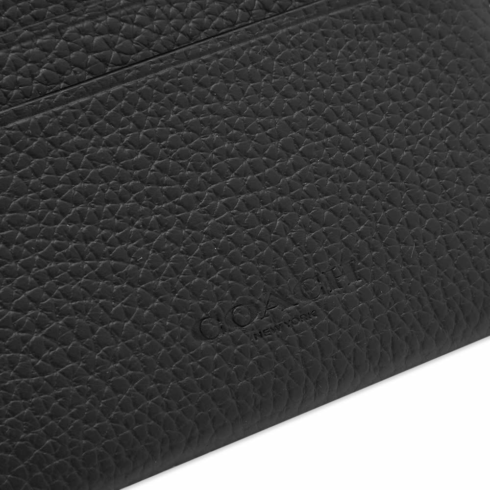 Coach Men's Rexy Leather Card Holder in Black Coach