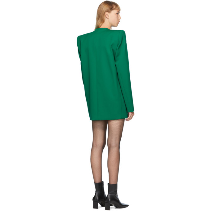balenciaga evening dress green