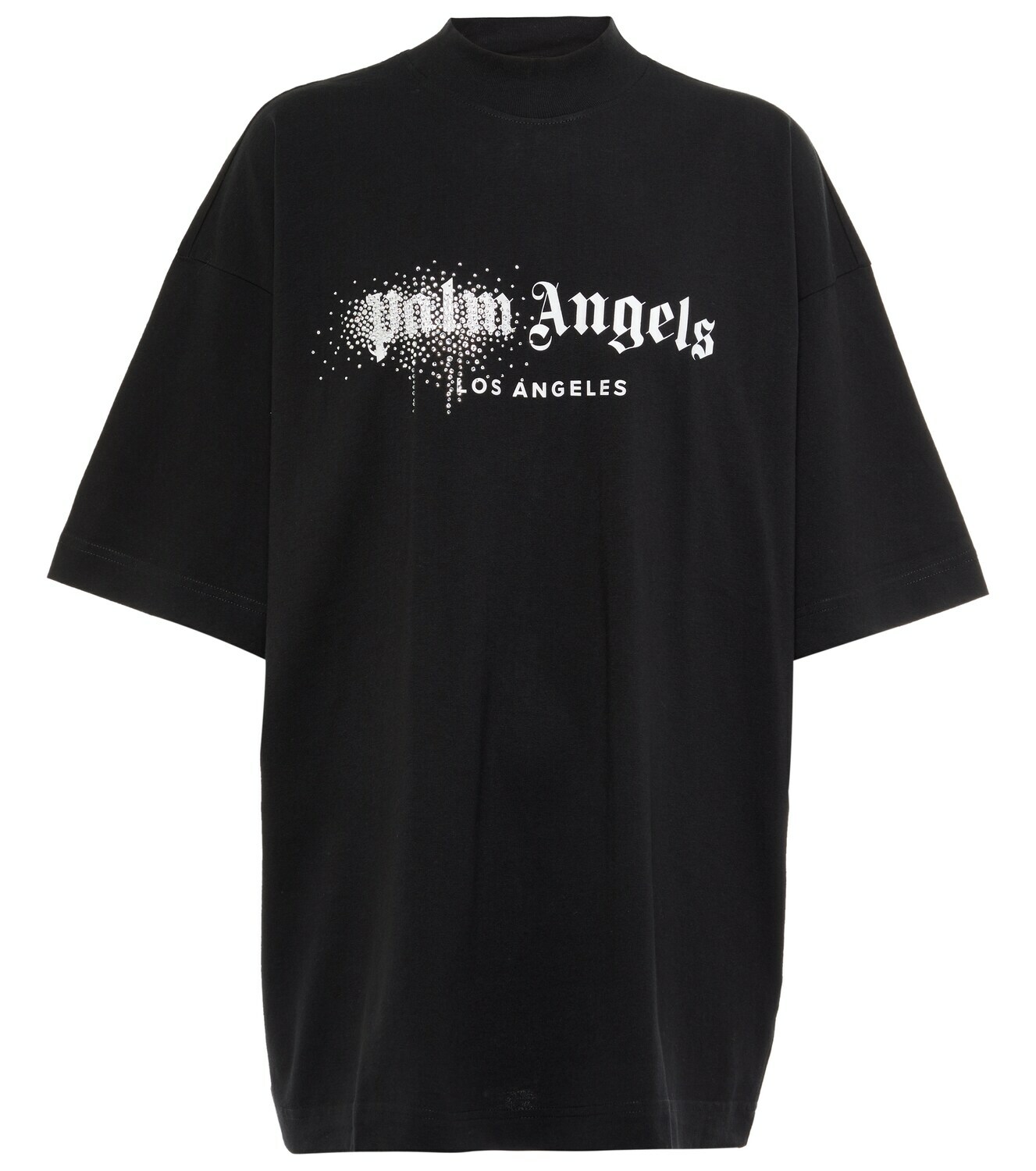 Palm Angels Blue Cotton T-Shirt