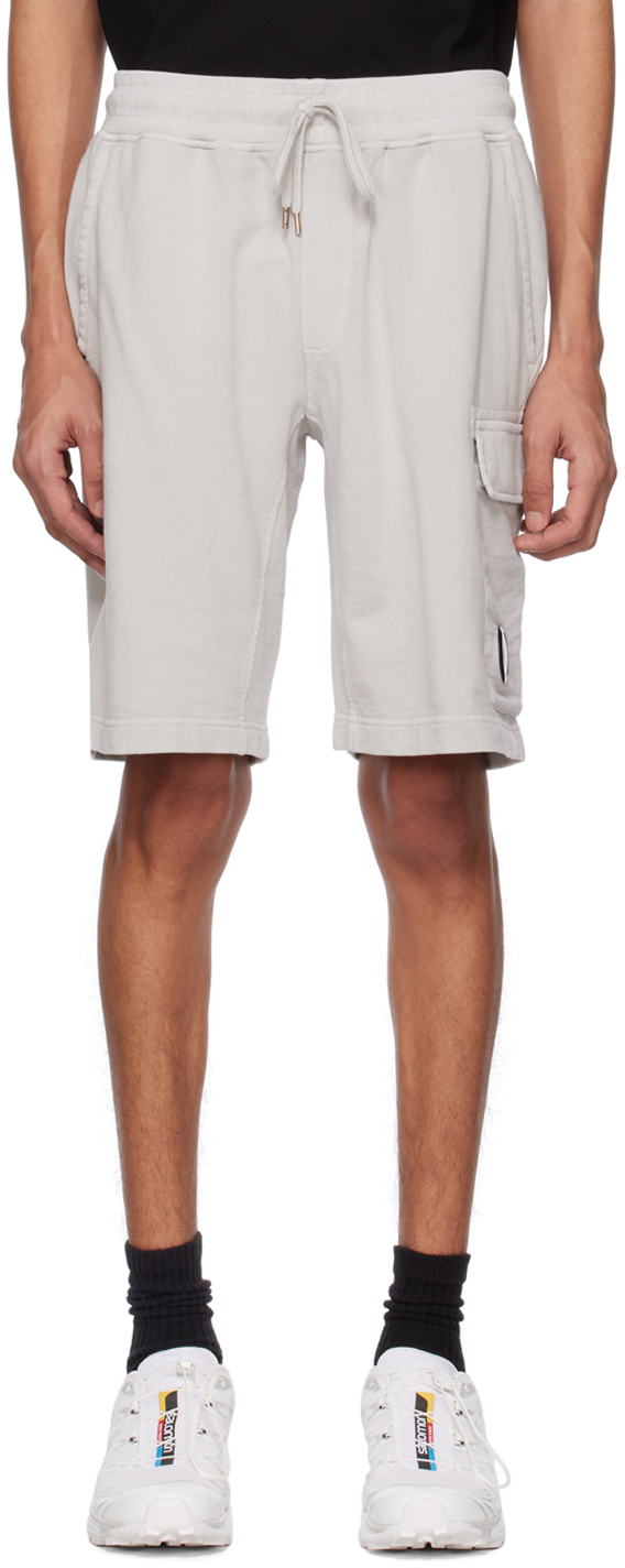 C.P. Company Gray Light Cargo Shorts C.P. Company