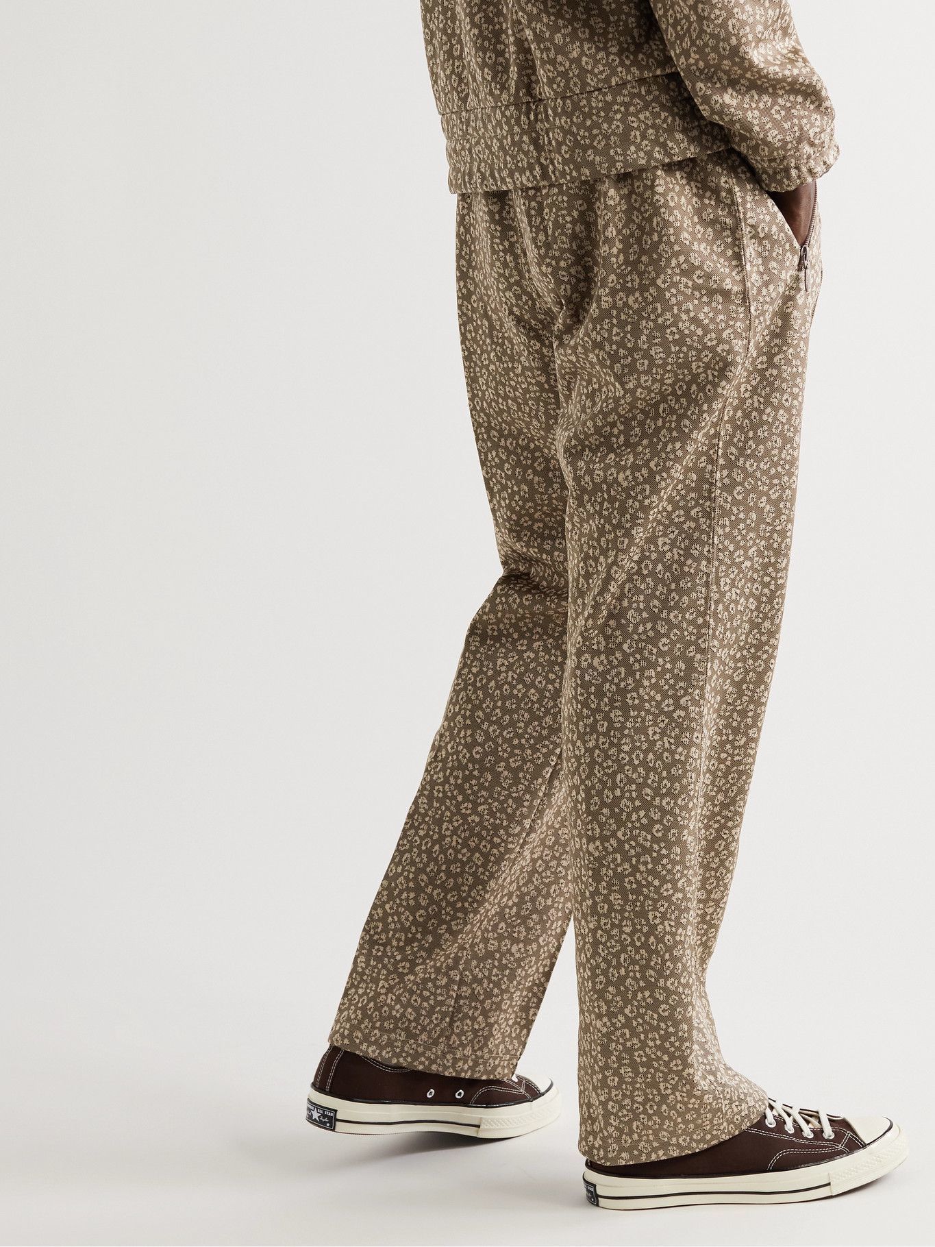 Needles 21aw track pants leopard その他 限定品 myunifiedtech.com