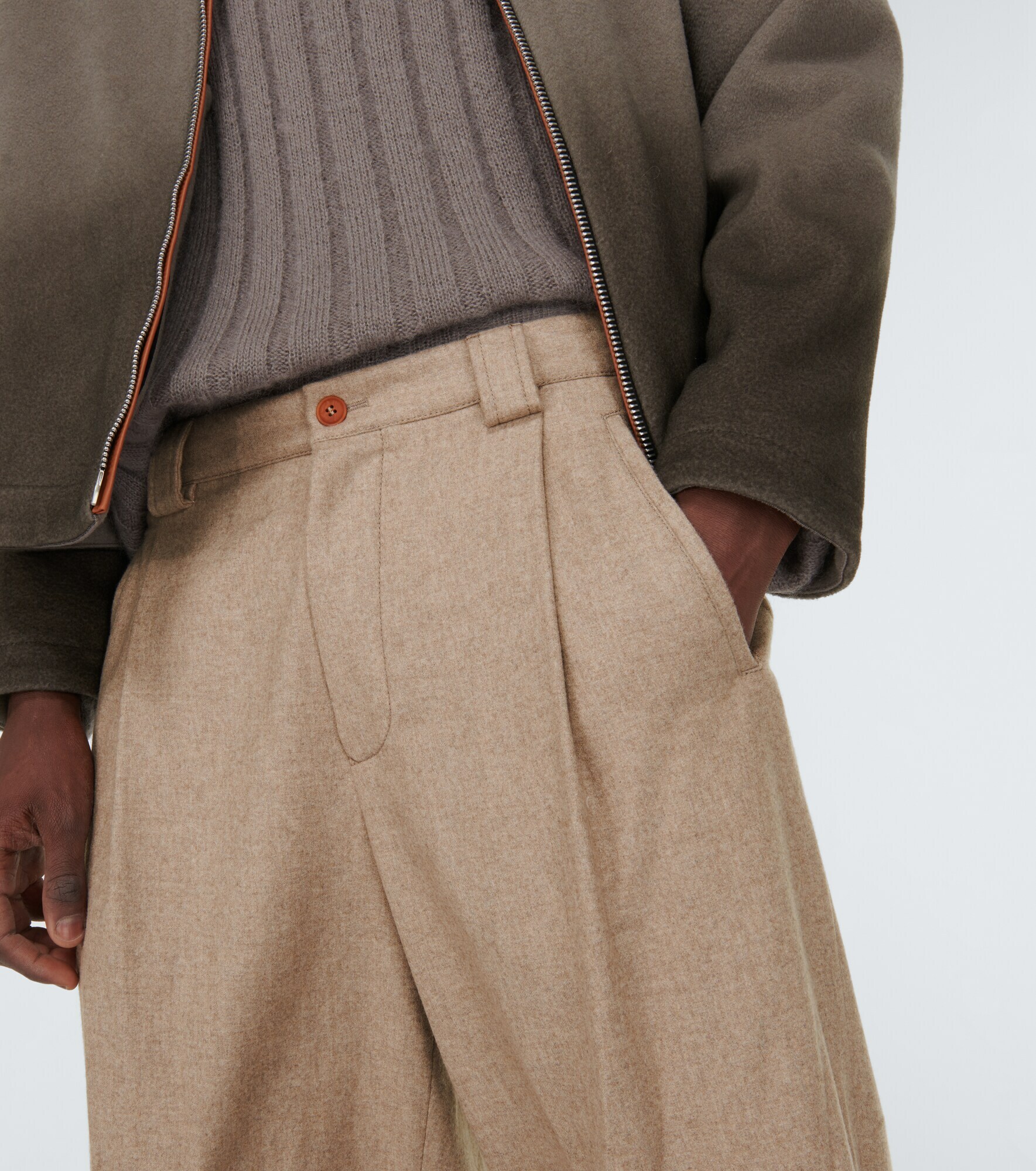 Giorgio Armani - Cashmere and wool pants Giorgio Armani