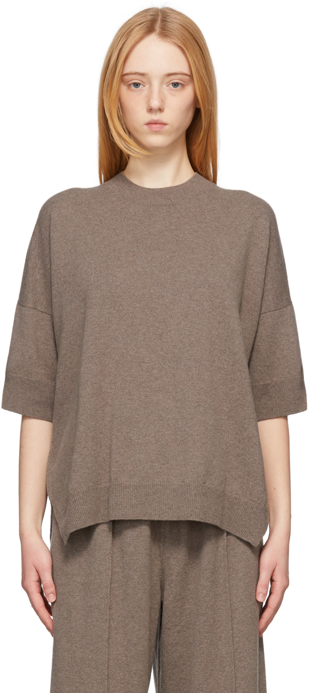 CORDERA Taupe Cashmere Sweater CORDERA