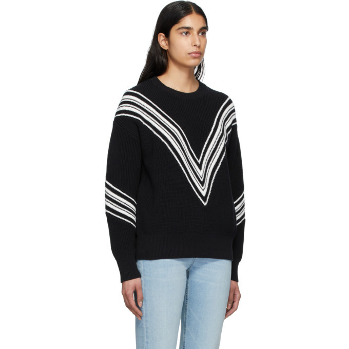 bone Black Alps Crewneck Sweater Rag 
