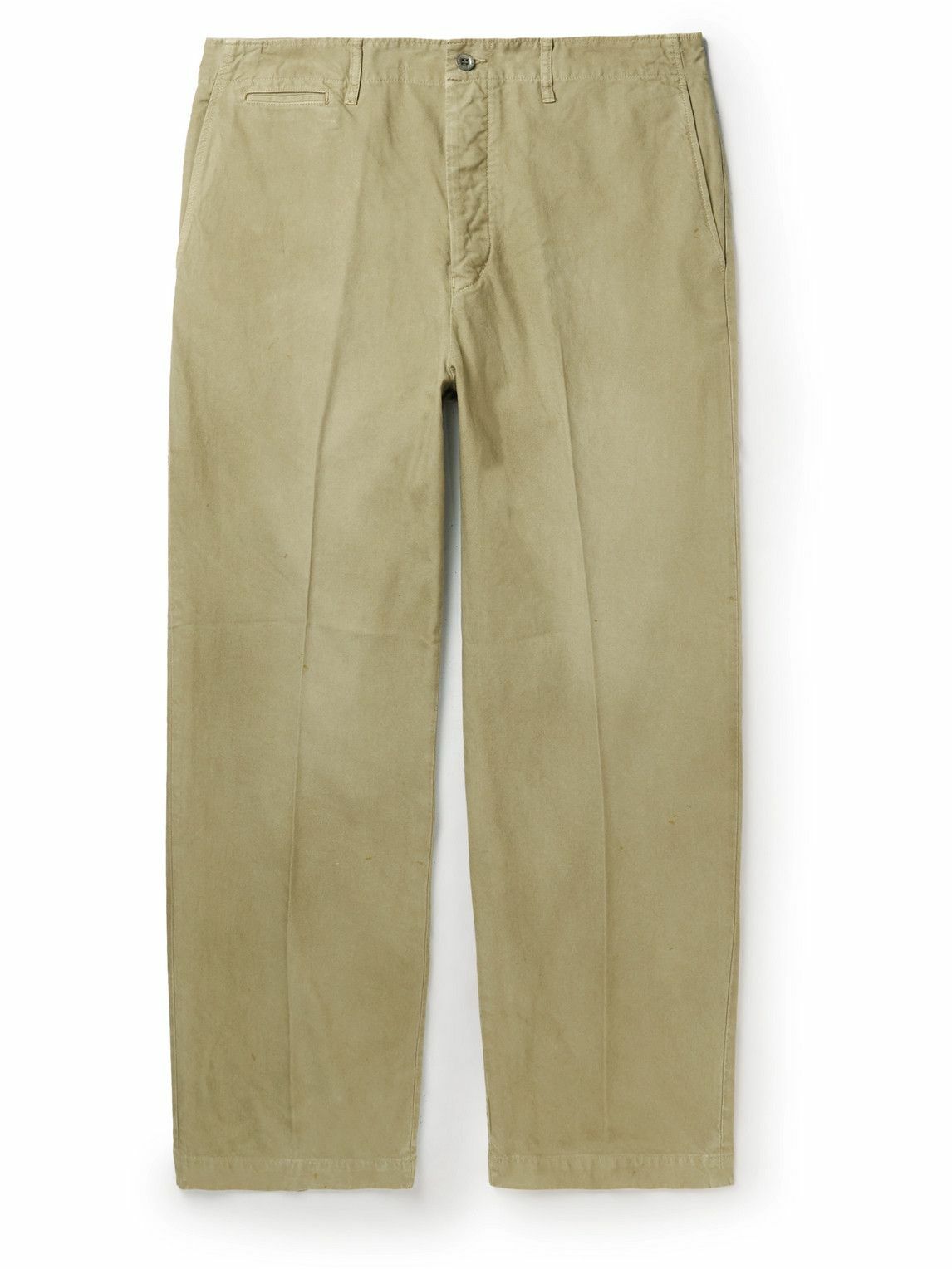 Photo: Visvim - Field Straight-Leg Garment-Dyed Cotton-Twill Trousers - Neutrals
