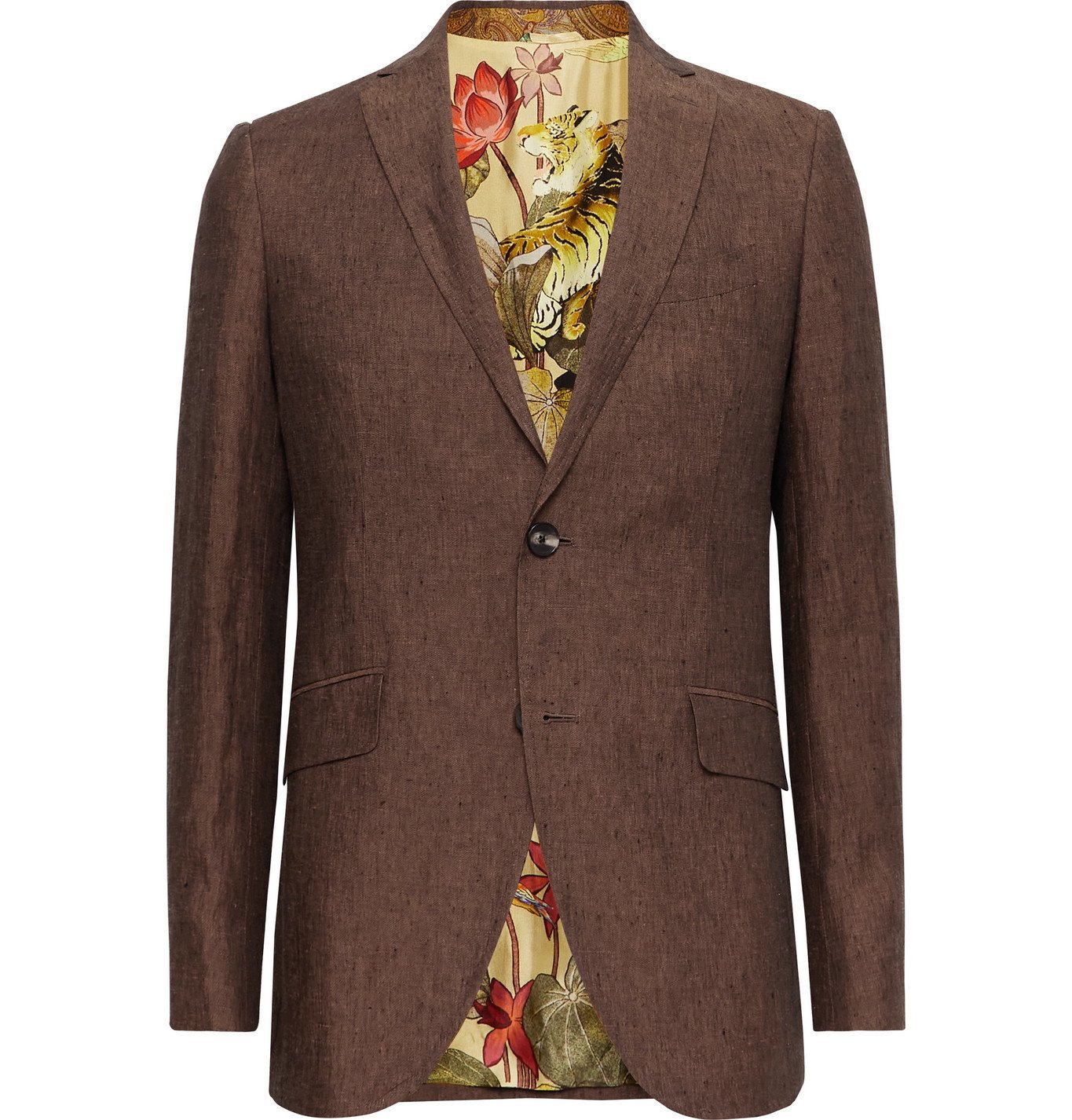 etro linen suit