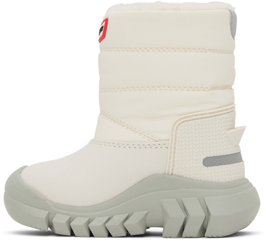 Hunter Kids White Intrepid Little Kids Snow Boots Hunter