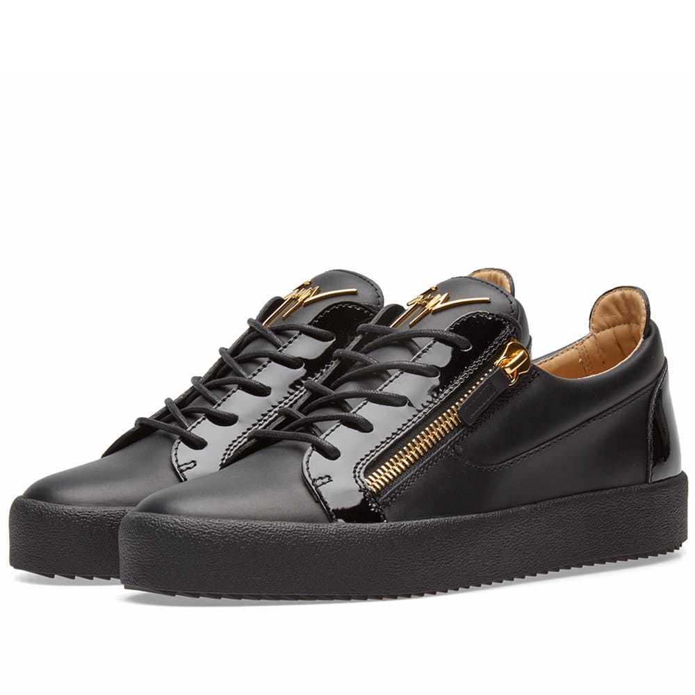 Giuseppe Zanotti Double Zip Low Sneaker Black Giuseppe Zanotti