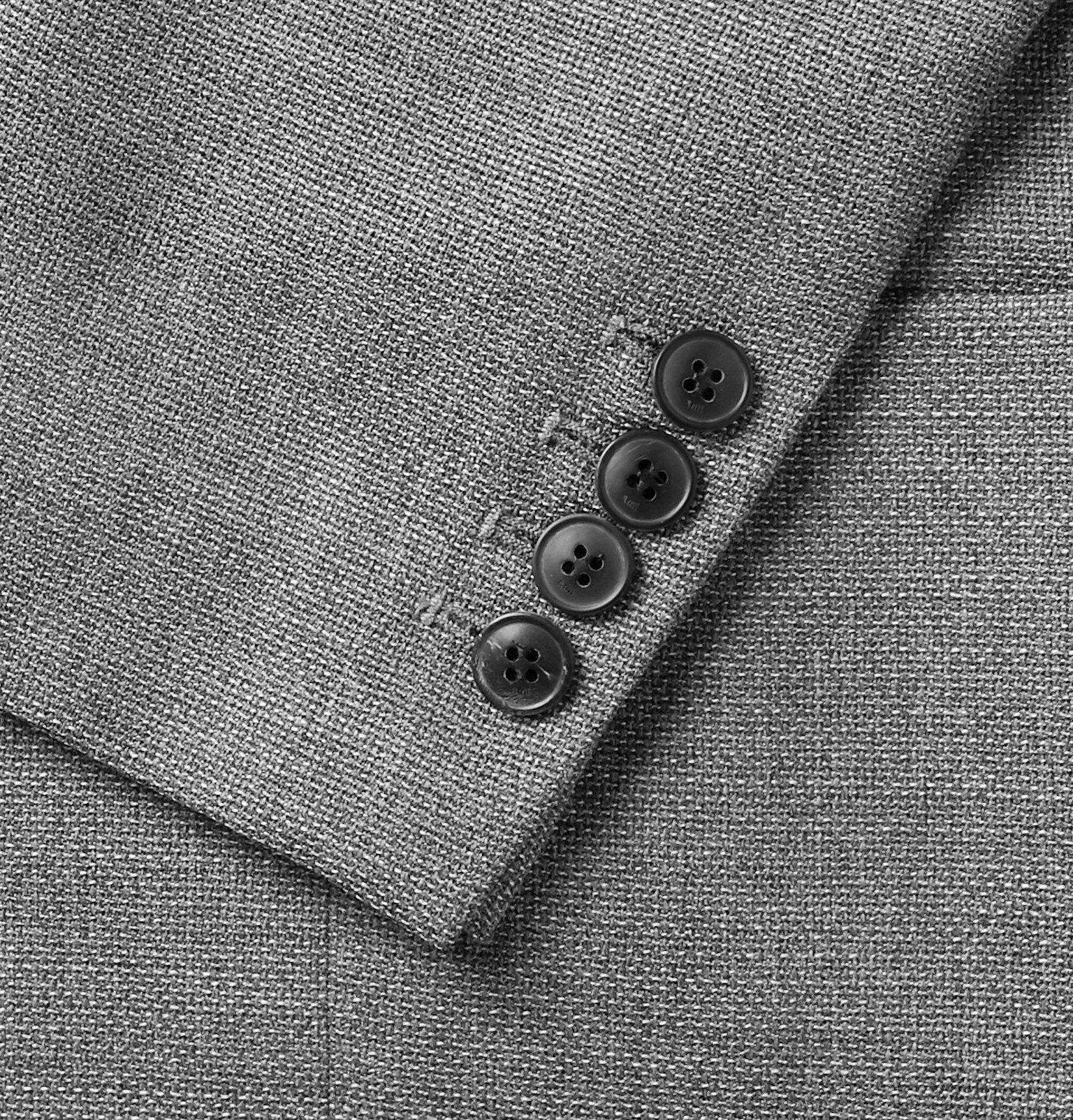 AMI - Grey Slim-Fit Virgin Wool Suit Jacket - Gray AMI