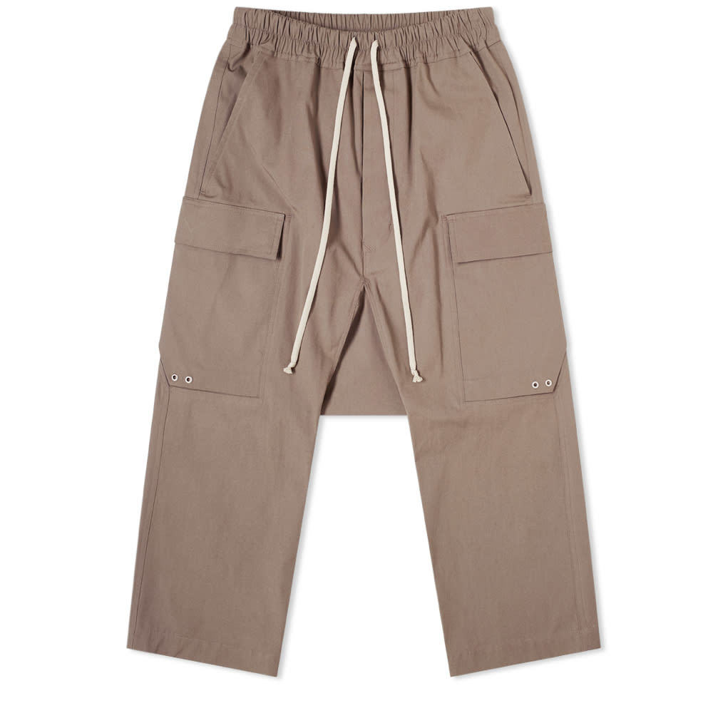 Rick Owens Drawstring Cargo Cropped Pant Rick Owens