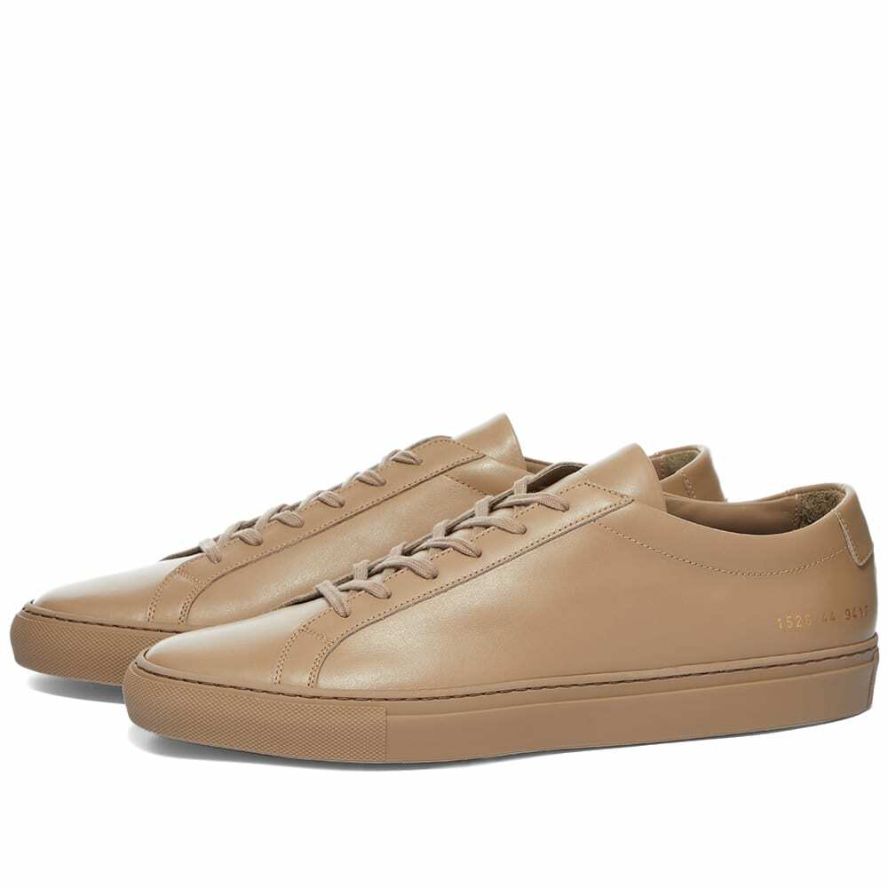 Photo: Common Projects Men's Original Achilles Low Sneakers in Coffee