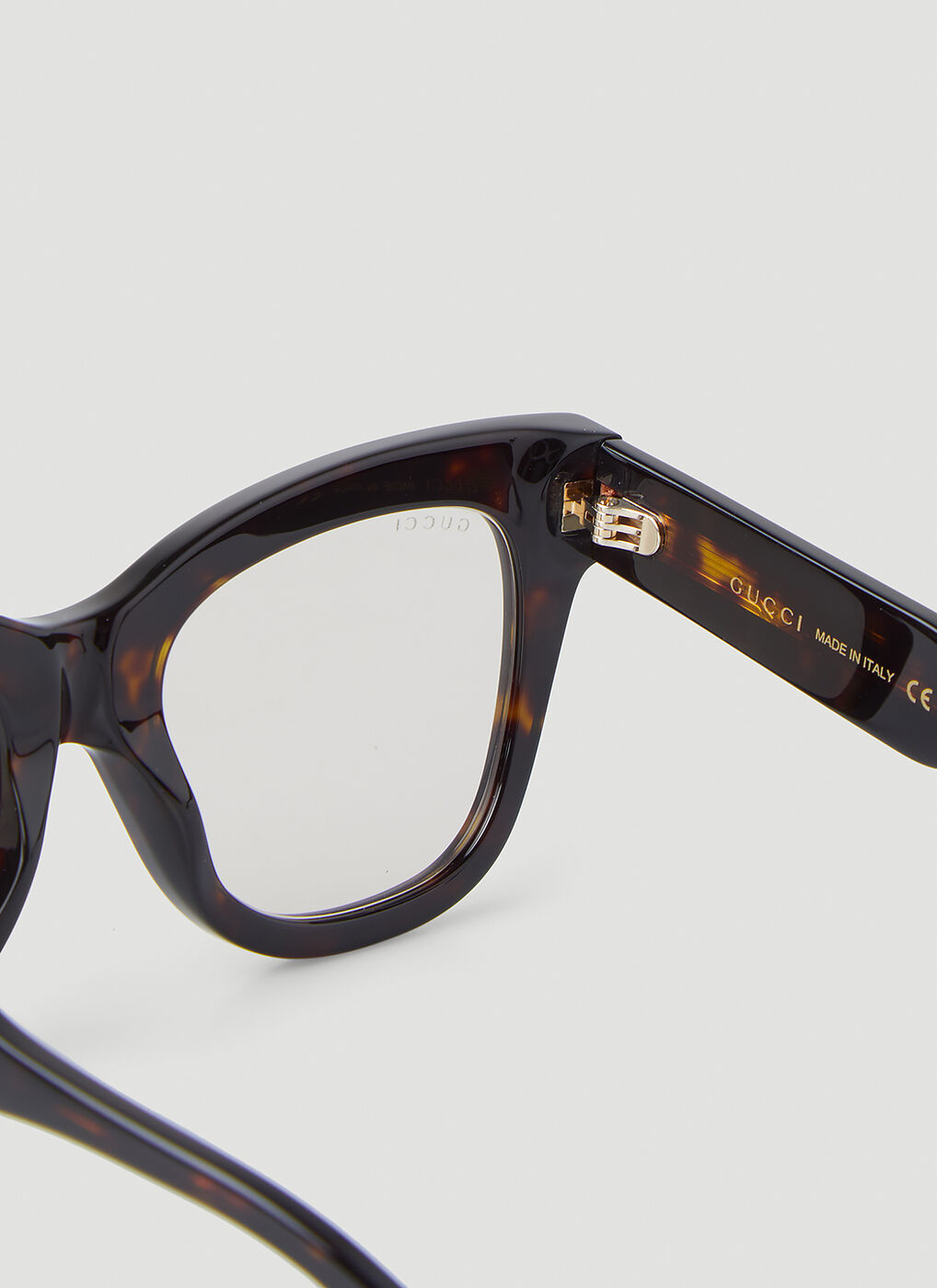 Tortoiseshell Cat Eye Frame Sunglasses In Brown Gucci 