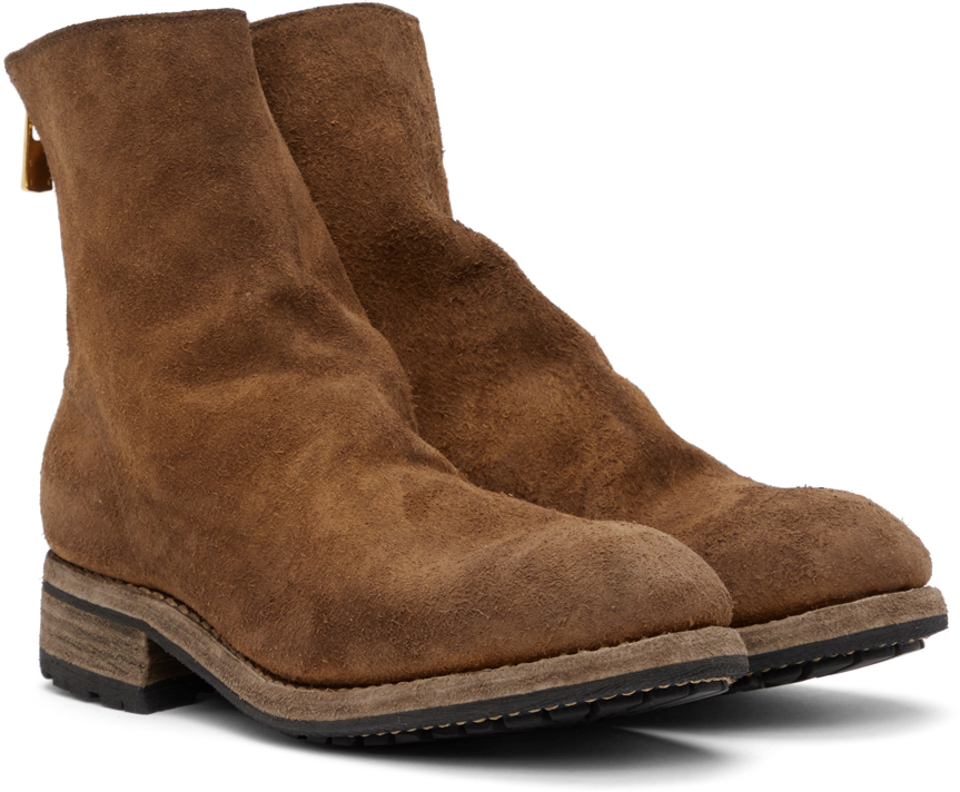 Undercover Tan Guidi Edition Horse Zip Boots Undercover