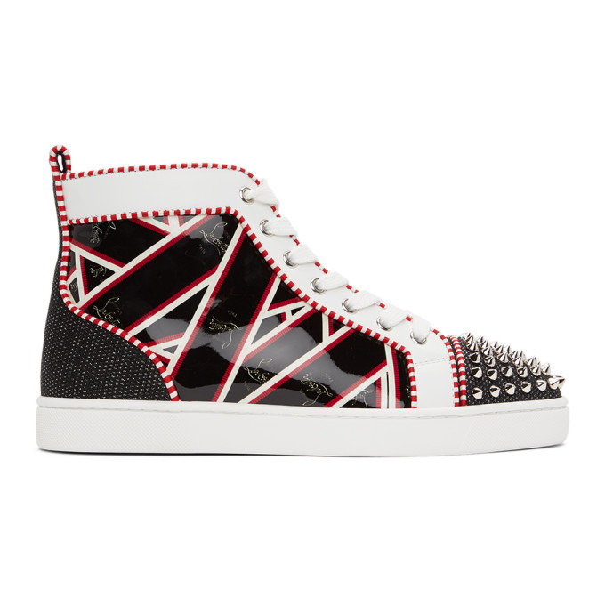louboutin multicolor spikes