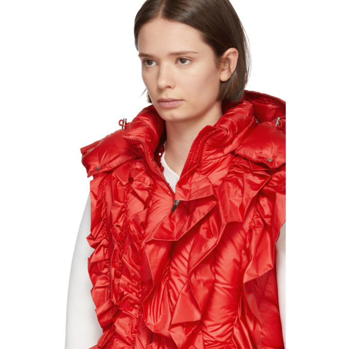 Moncler Genius 4 Moncler Simone Rocha Red Down Marianne Vest