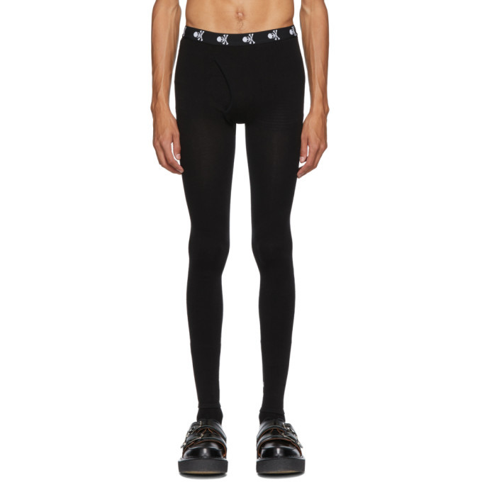 mastermind WORLD Black Skull Leggings MASTERMIND WORLD