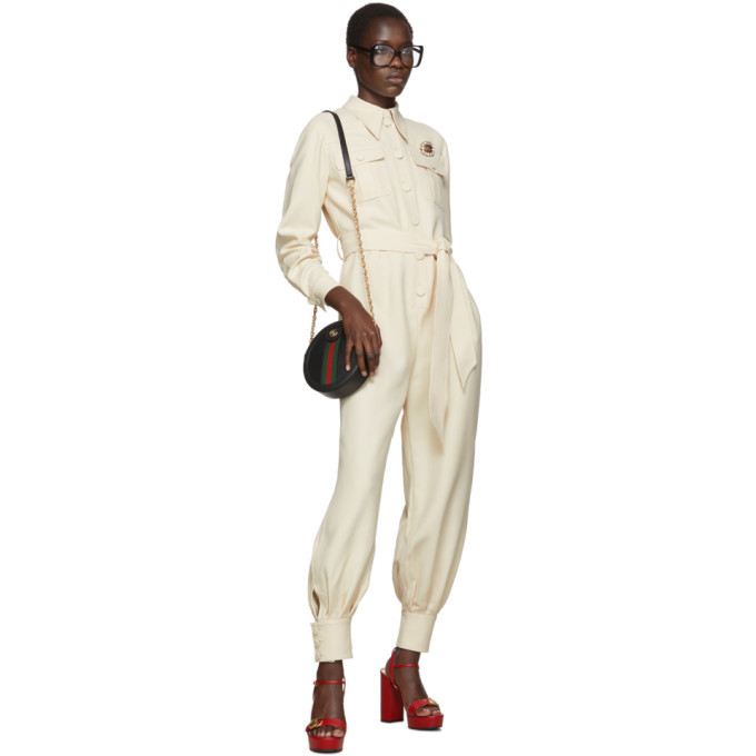 gucci white jumpsuit