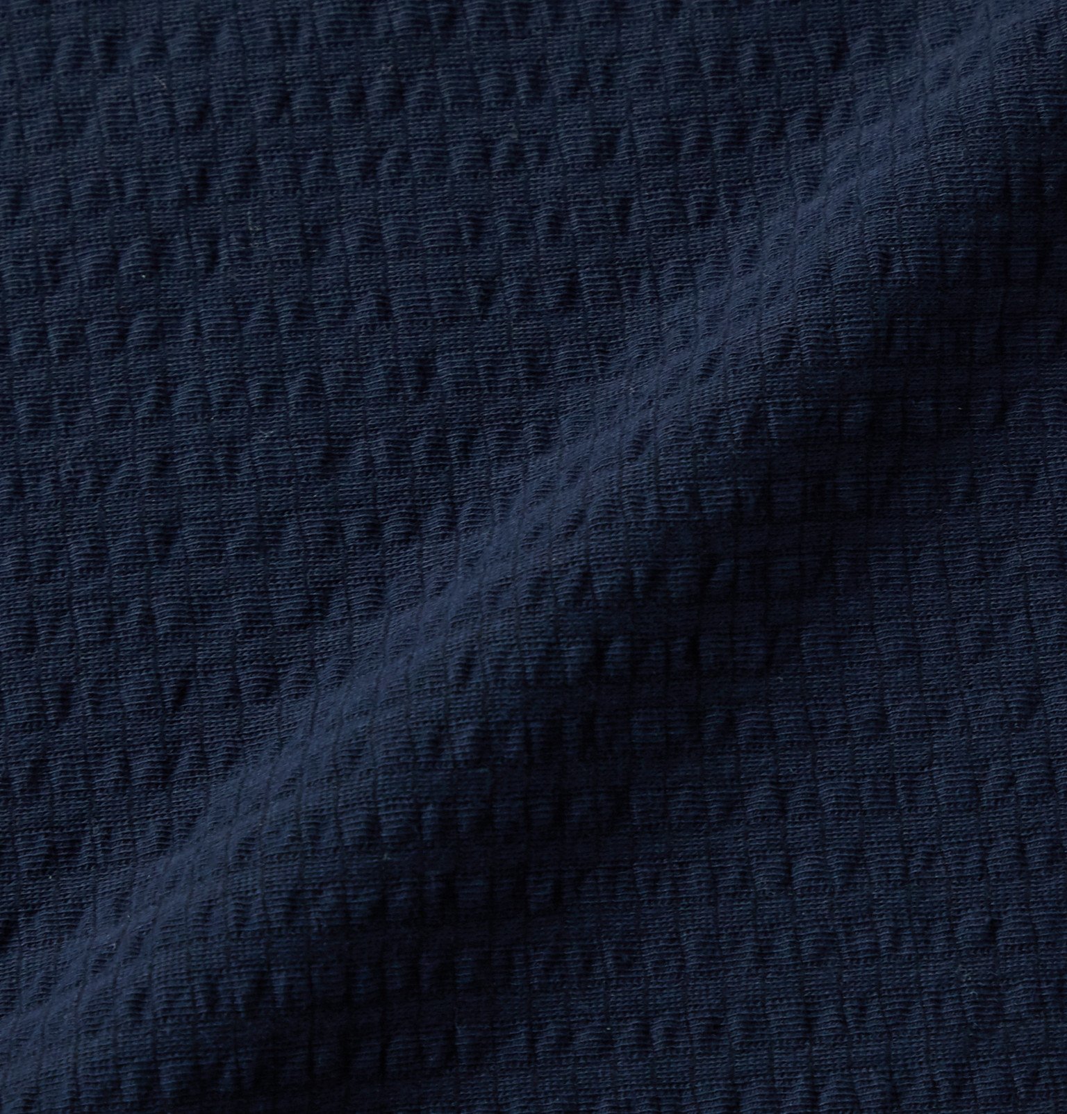 Oliver Spencer - Hawthorn Organic Stretch-Cotton Seersucker Polo Shirt - Blue