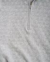Brooks Brothers Men's Wool Cashmere Diamond Half-Zip Sweater | Medium Heather Grey