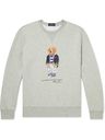 Polo Ralph Lauren - Printed Cotton-Blend Jersey Sweatshirt - Gray