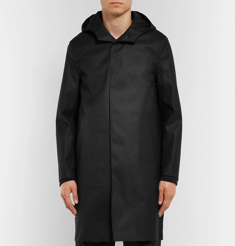 mackintosh hooded coat