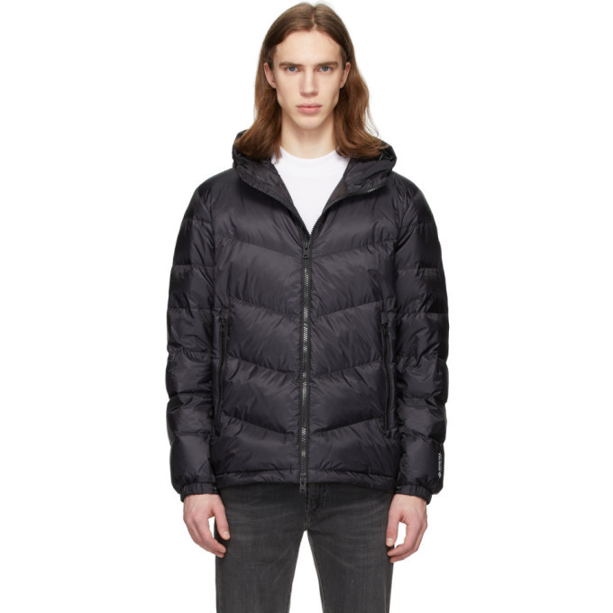 Chevron Hooded Jacket Woolrich