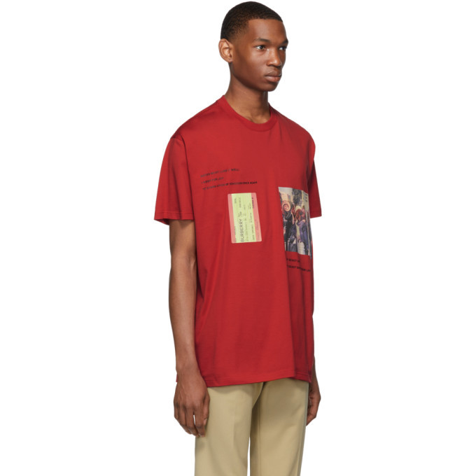 Burberry Red Women T-Shirt Burberry