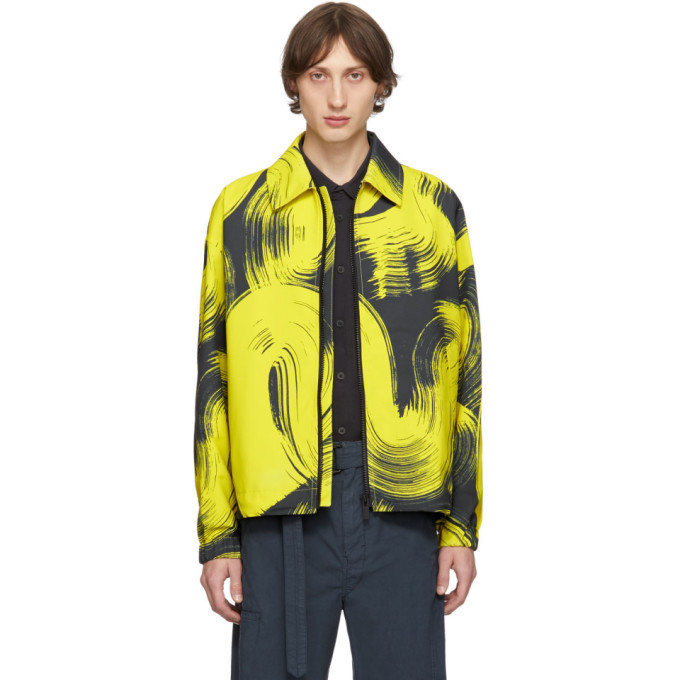 Issey Miyake Men Yellow Whirlwind Zip 