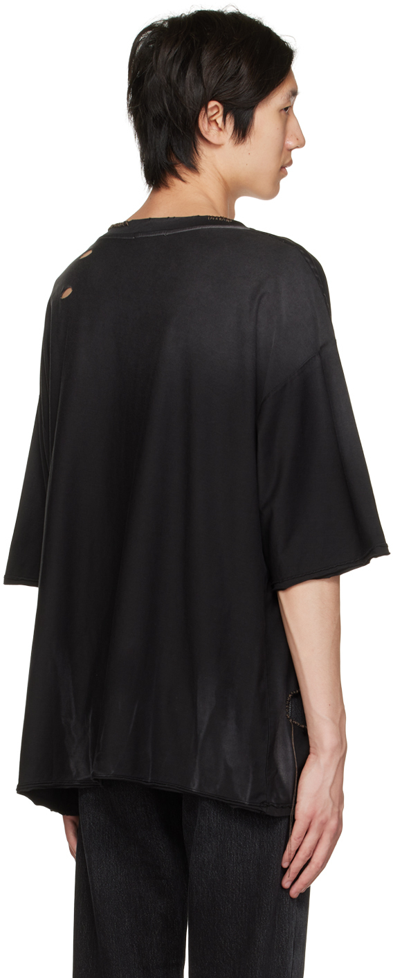 LONGSLEEVE T-SHIRT DISTRESSED BLACK / BLK