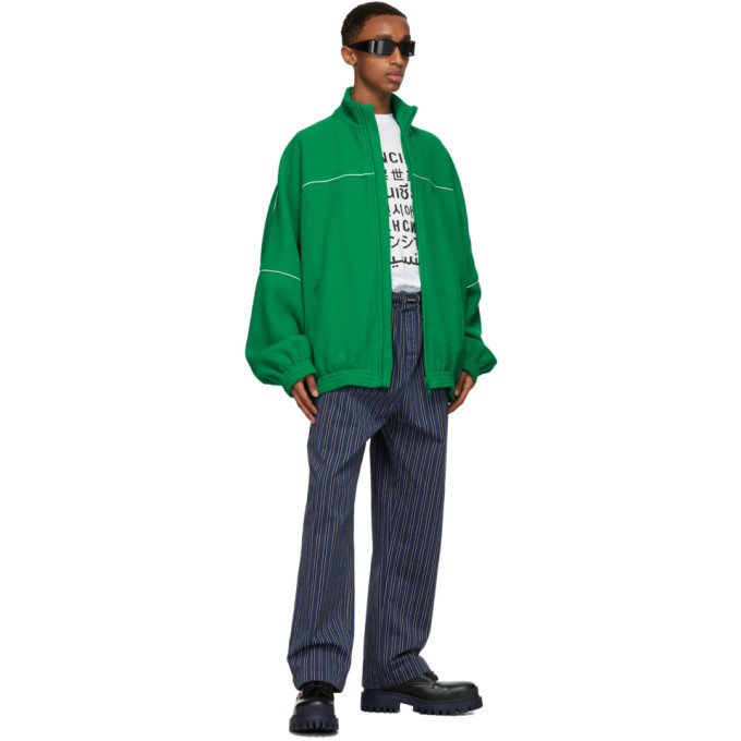 balenciaga jacket mens green