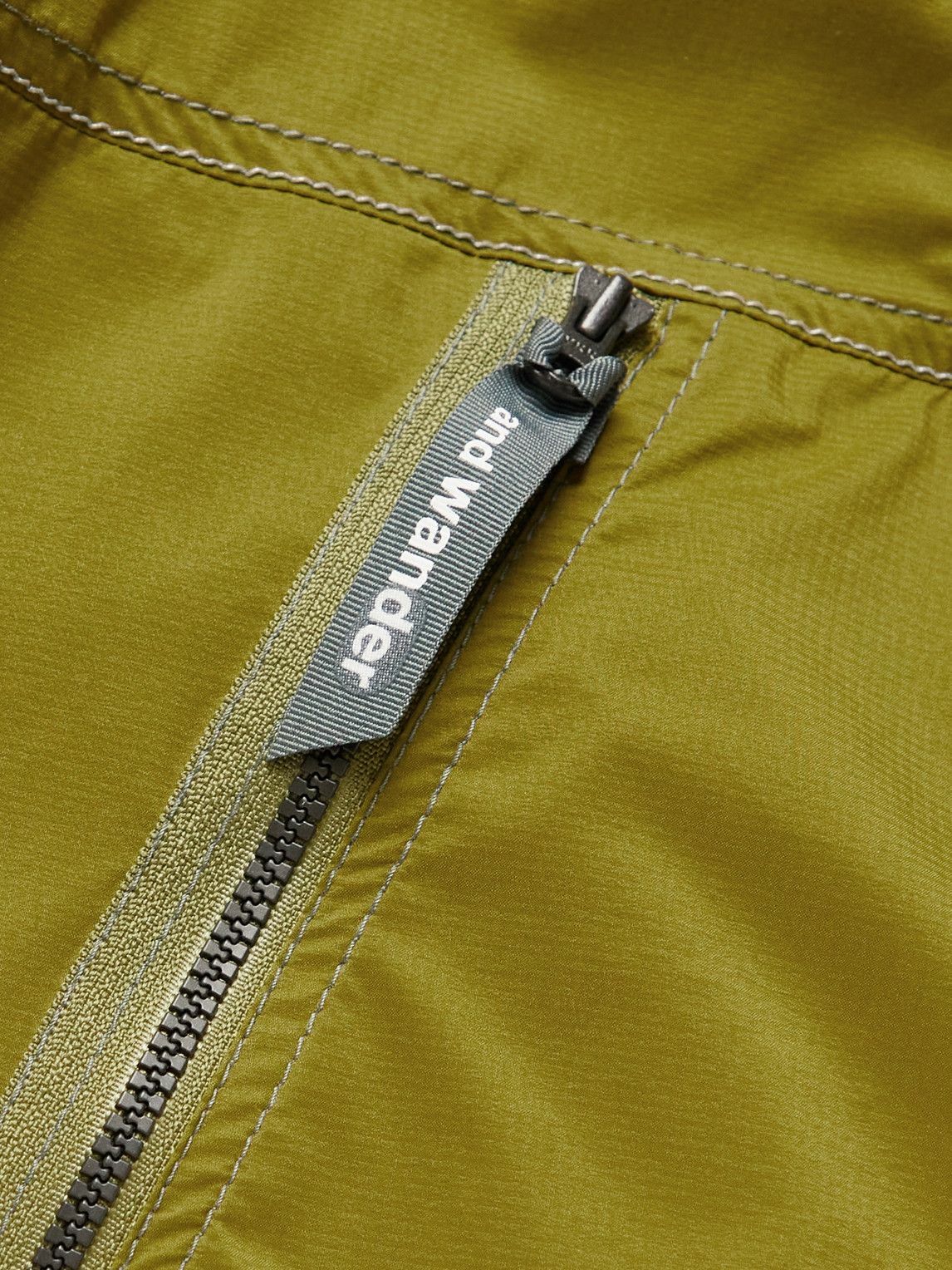 And Wander - Pertex Quantum Air Hooded Jacket - Yellow and Wander