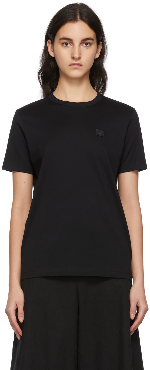 Acne Studios Black Ellison T-Shirt Acne Studios